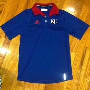 Adidas Kansas Jayhawks Men’s Polo